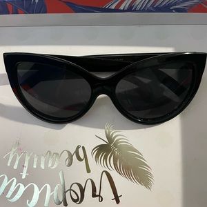 Black Cat-Eye Sunglasses